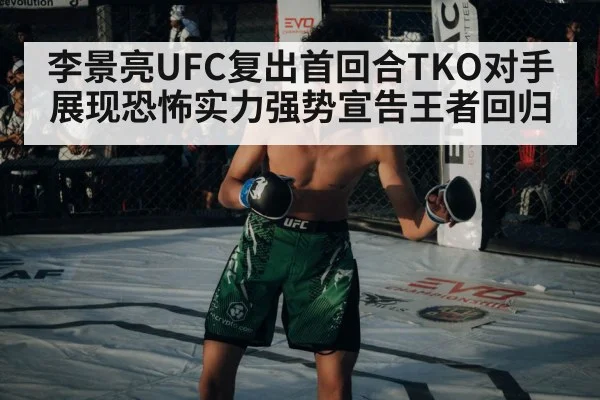 UFC octagon MMA match
